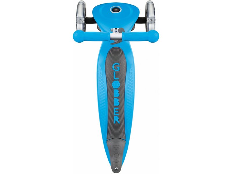 Globber Primo Lights 3-Wheel Scooter - Sky Blue