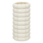 "Sky" Vase - Glazed Dolomite Cylinder with Sculpted Spheres