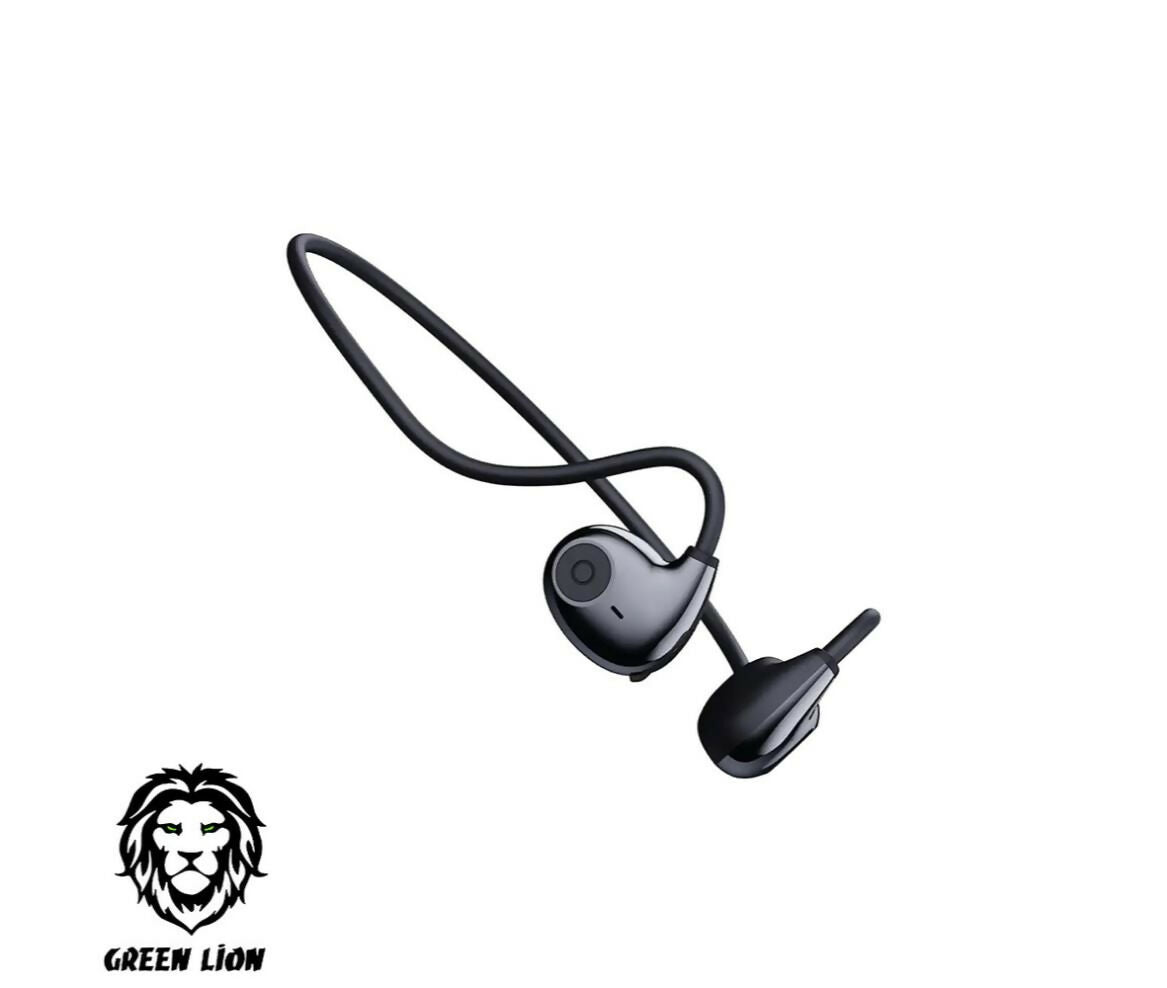 Green Lion Brussels Air Conduction Earphones - Black