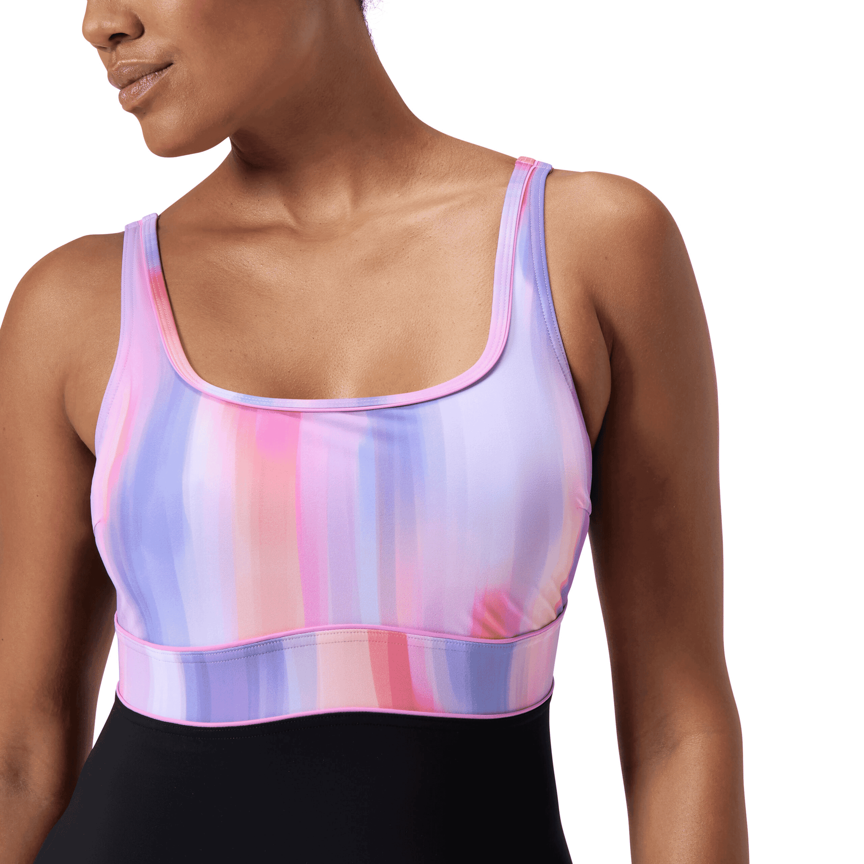 SPEEDO WOMENS SHAPING CONTOURECLIPSE PRINTED 1 PC NEON VIOLET