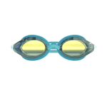 SPEEDO WOMENS VANQUISHER 3.0 MIRRORED BACHELOR BUTTON / CELESTE / GOLD MIRROR