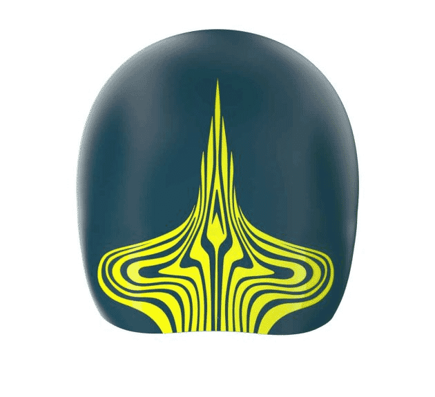 SPEEDO FASTSKIN CAP DARK TEAL / HYPER YELLOW