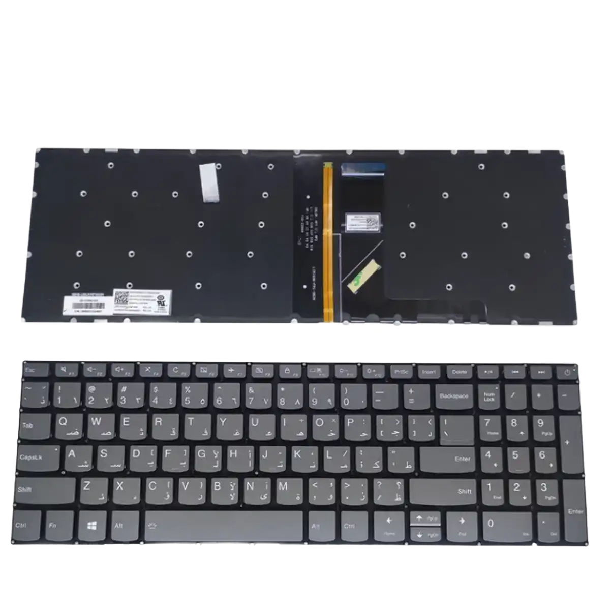 Keyboard Replacement for Lenovo IdeaPad 320-15 Series - US / AR Layout - Gray