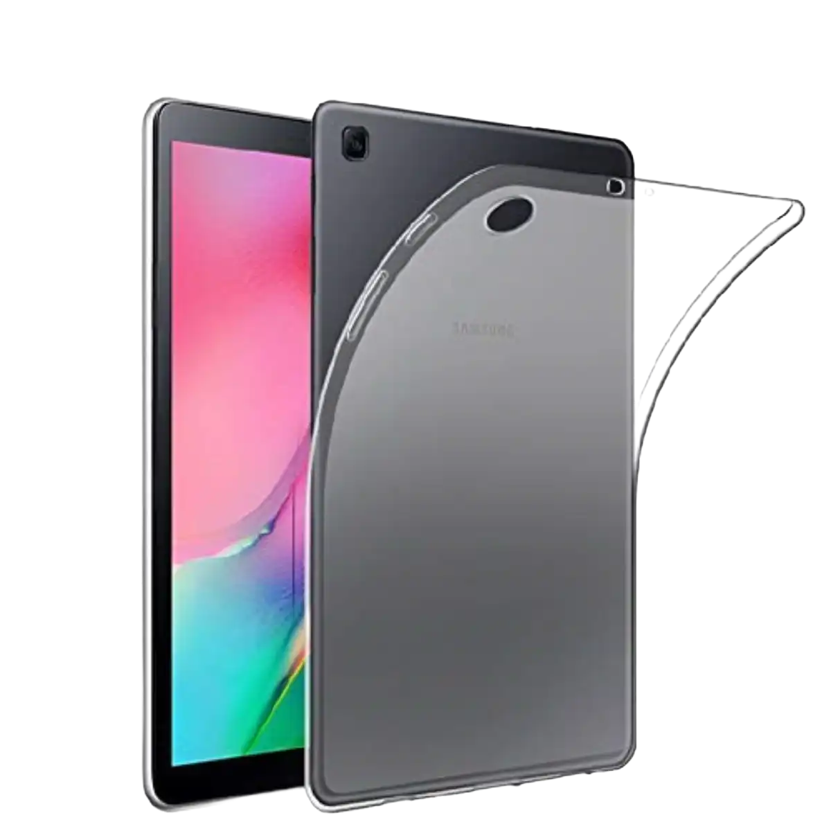 Cover For Tablet Samsung Tab A 10" T515 - Camera Protection - Air Hockey - Transparent