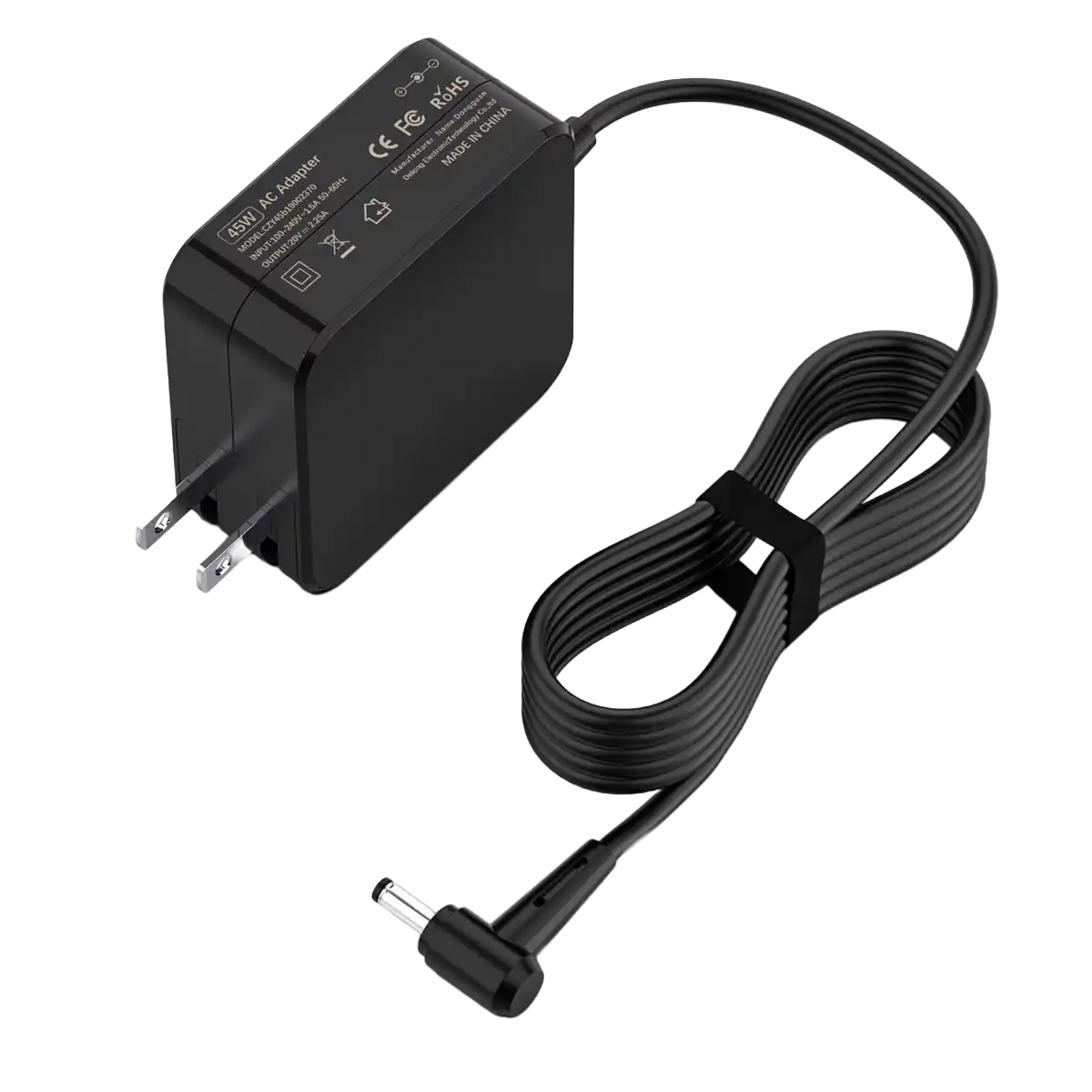 Lenovo (ADP-45DW D) Original Power Adapter - 20V 2.25A 45W - 4.0x1.7mm Plug - Black