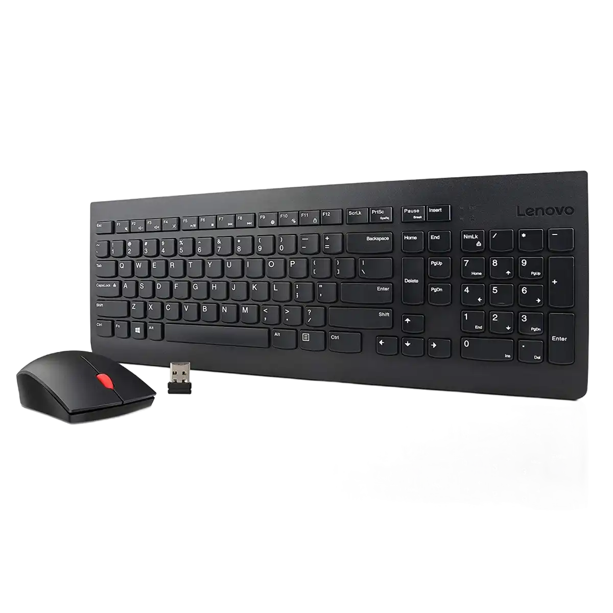 Lenovo (1PSKM0M84861) Wireless Keyboard & Mouse Combo - US Layout - Black