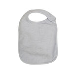 Trois Kilos Sept: 5-Pack Newborn Bibs – White & Grey (24 x 38 cm)