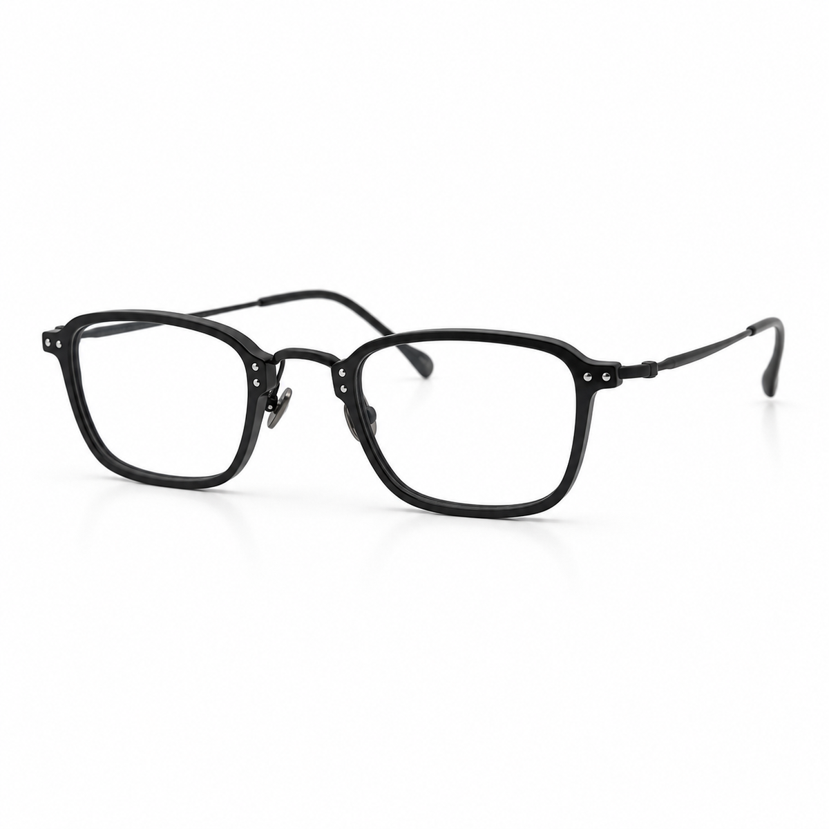 Black acetate eyeglasses 