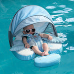 Mambobaby Non-Inflatable Chest Baby Float with Canopy - Angel