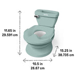 Potty Training Toilet with Realistic Flushing Sound- Green