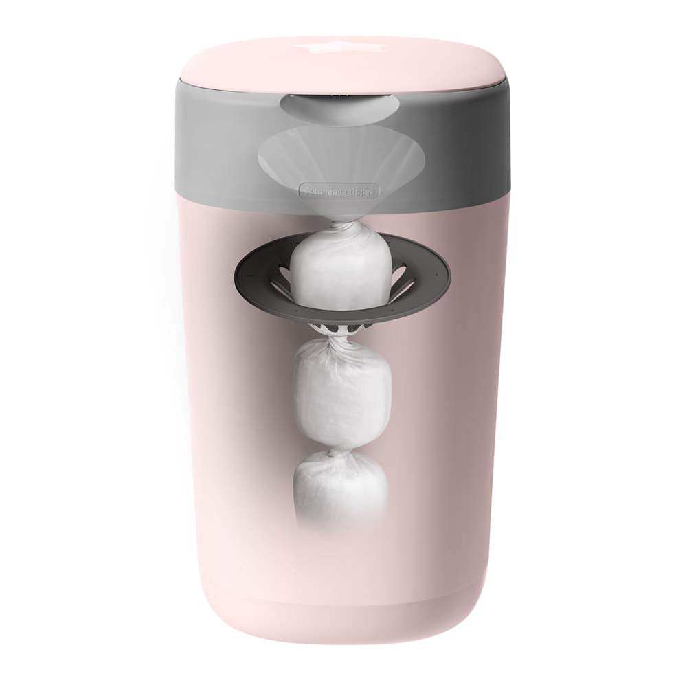 Twist and Click Advanced Nappy Bin Pink