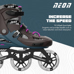 Yvolution Neon Pro Inline Skates in Bronze Pink (35–38)