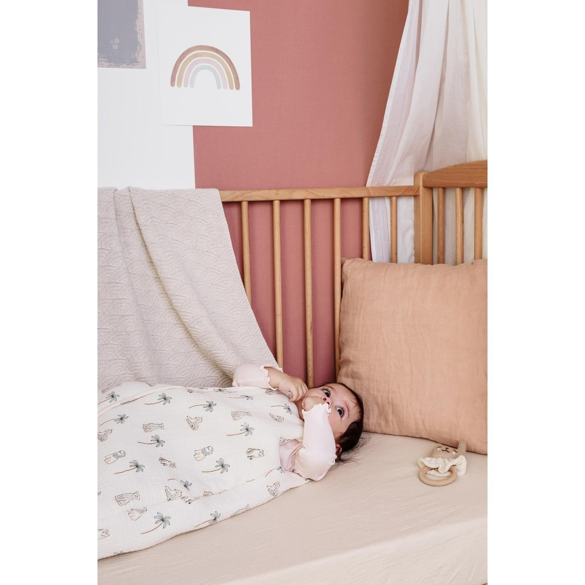 CANDIDE 2-in-1 Tiger Swaddle Sleeping Bag