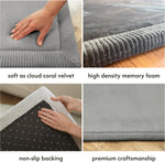 Hakuna Matte Premium Large Coral Velvet Play Mat – Grey