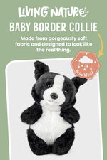 Living Nature Baby Border Collie Cuddly Toy