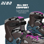 Yvolution Neon Pro Inline Skates in Bronze Pink (35–38)