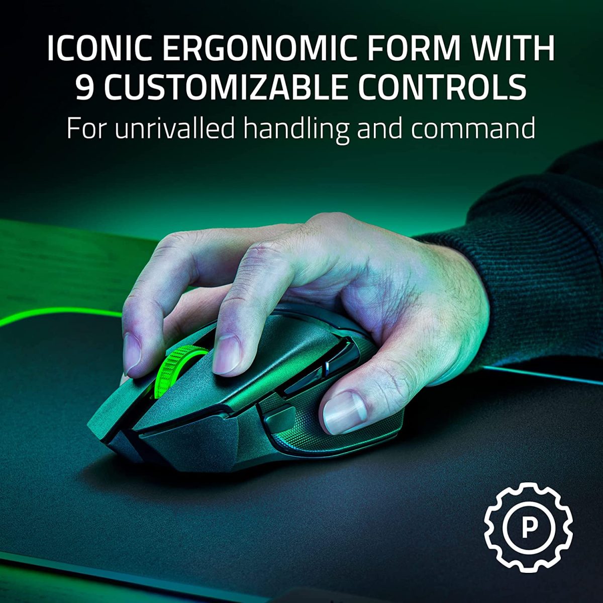 Razer Basilisk V3 X HyperSpeed - Customizable Wireless Gaming Mouse