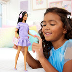 Mattel Barbie Fashionistas in Purple Striped Dress