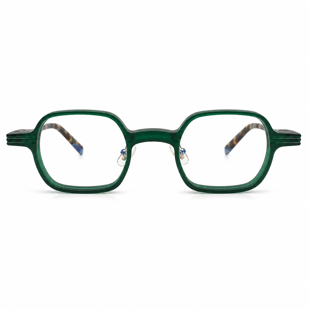 Tortoise eyeglasses green