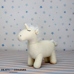 Minimalist White Unicorn