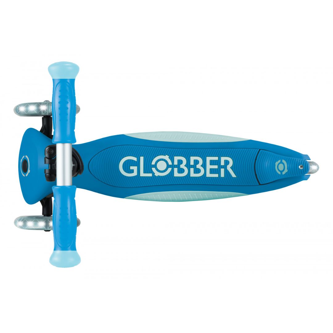 Globber Elite Glow Lights Scooter - Blue