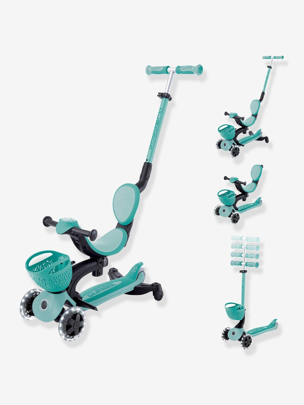 GO•UP Deluxe Lights 4-in-1 Scooter