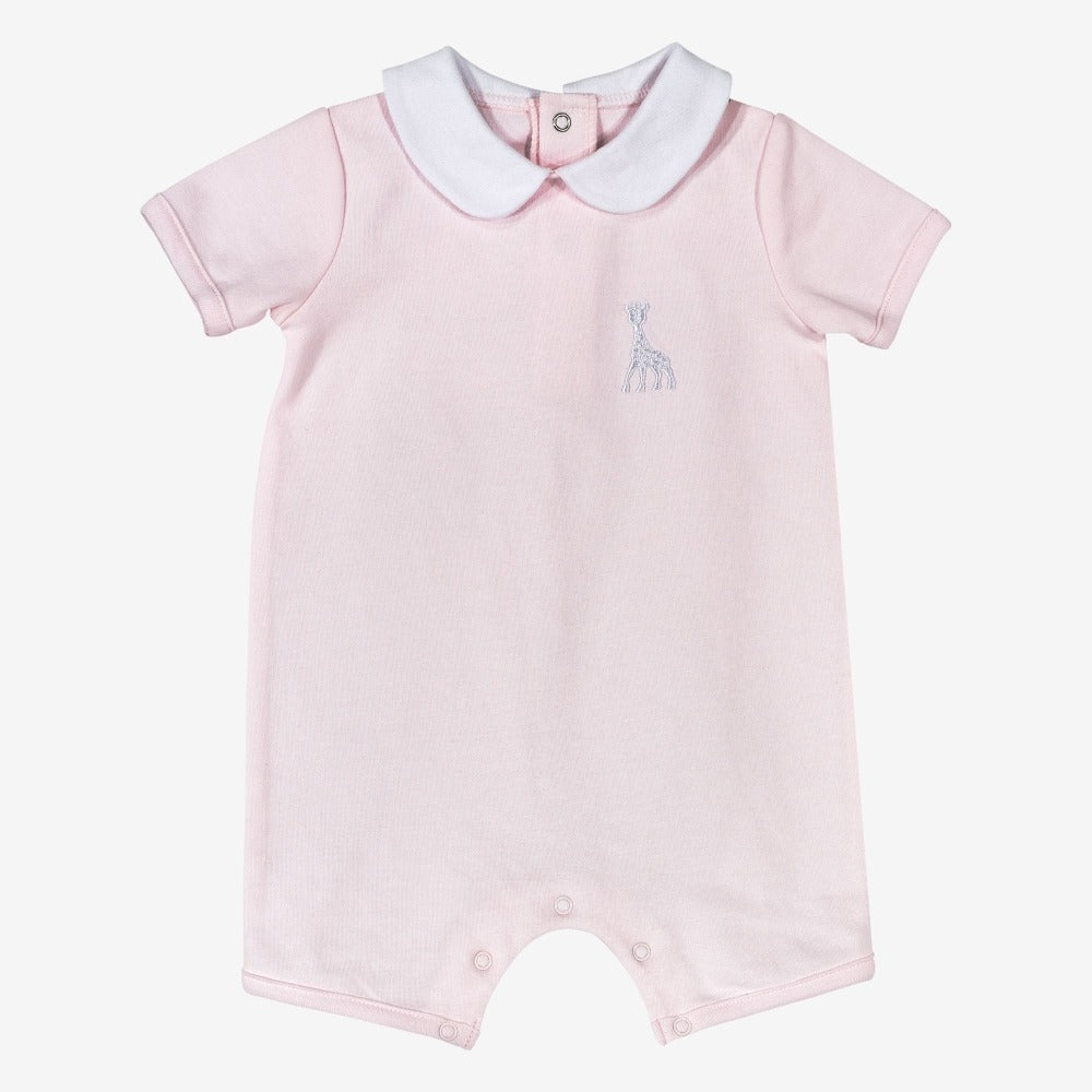 Pink Cotton Romper