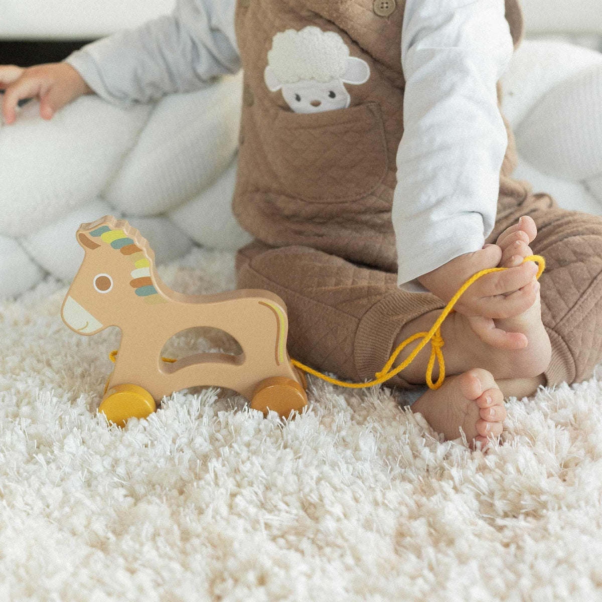 Wooden Horse Pull Along Toy