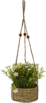 PLANT IN PP HANGING BASKET - Artificial Flower Pot