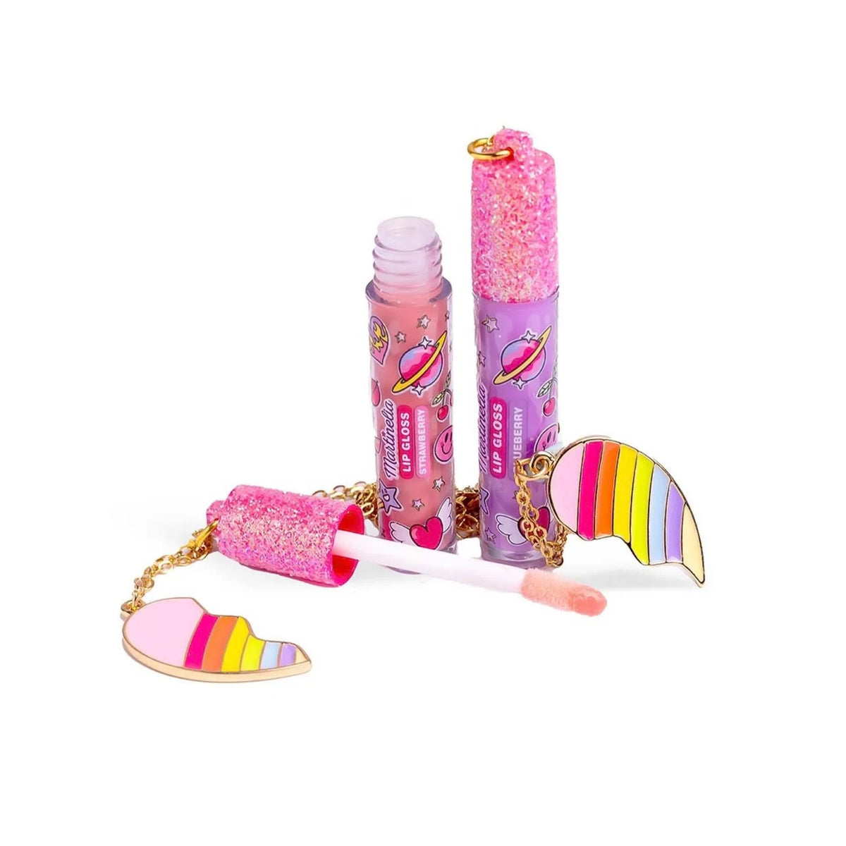 Martinelia Lip Gloss & Necklace Set