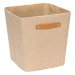 Fabric Storage Box 31cm - Square Polyester Organizer with Handle