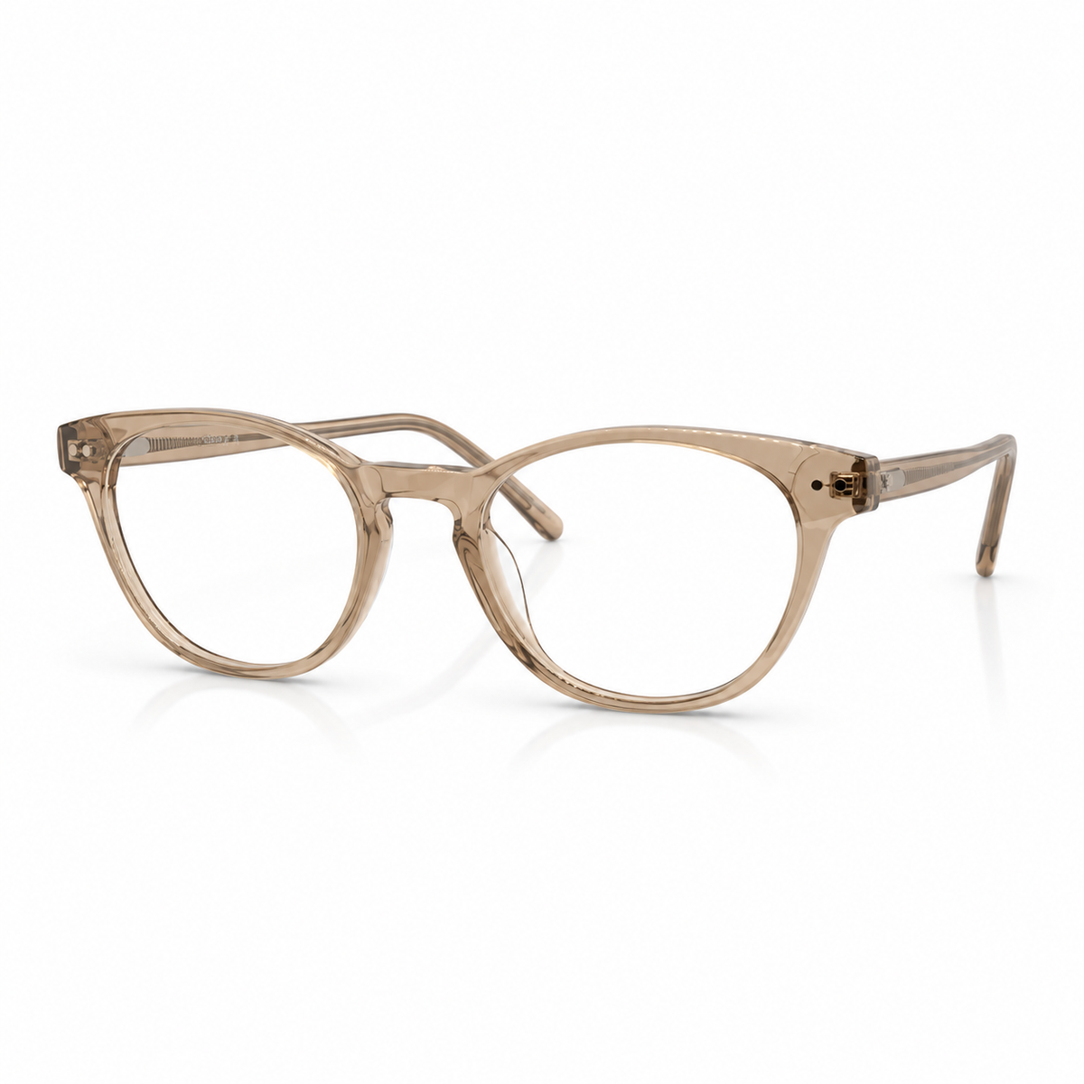 Light brown eyeglasses 