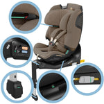 Maxi-Cosi: Emerald 360 Pro Multi-Age Car Seat – Authentic Truffle