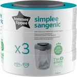 Tommee Tippee Simplee Sangenic Refill Cassette (Pack of 3)