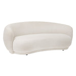 Fixed Sofa "Nesky" 2-Seater Oeko-Tex Fabric Semi-Firm Seat