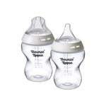 Tommee Tippee Natural Start Deep Latch 260ml Baby Bottles (Pack of 2 - 876/3174)