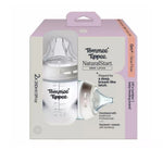 Tommee Tippee Natural Start Deep Latch 260ml Baby Bottles (Pack of 2 - 876/3174)