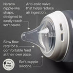 Tommee Tippee Natural Start Deep Latch 260ml Baby Bottles (Pack of 2 - 876/3174)
