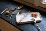 Rectangular Porcelain Board Beige Serveware for Appetizers and Sushi