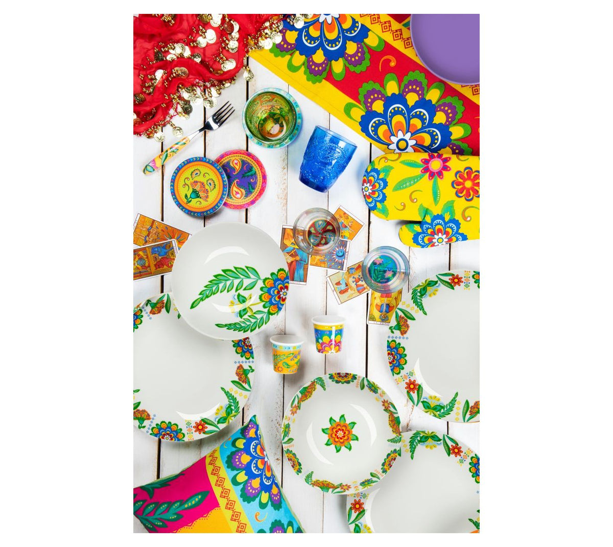 Gipsy Soul Pillow - Decorative Cushion, 30x45 cm, Cotton & Polyester