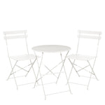 Laurence Outdoor Bistro Set, Steel Frame, Two Colors