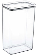 Crystal Rectangular Storage Container 4L Airtight Food Organizer