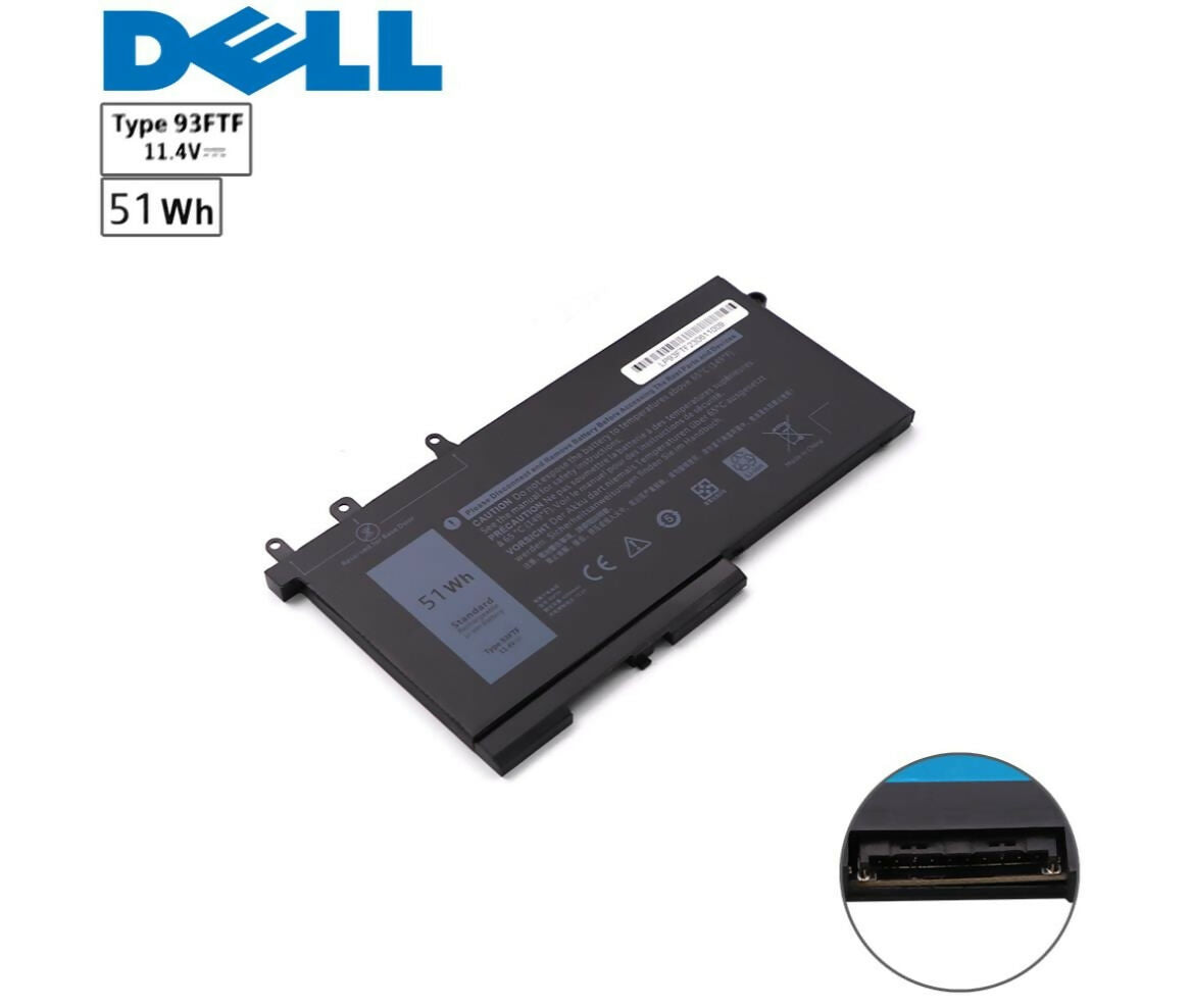 Laptop Battery | 11.4V 4.47Ah | Compatible With Dell 93FTF