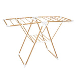 Steel Folding Clothes Drying Rack with ABS End Caps