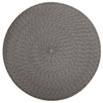Round Braided Placemat - Eco-friendly Polyester, Natural & Durable