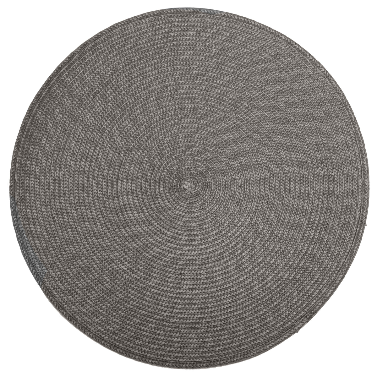 Round Braided Placemat - Eco-friendly Polyester, Natural & Durable
