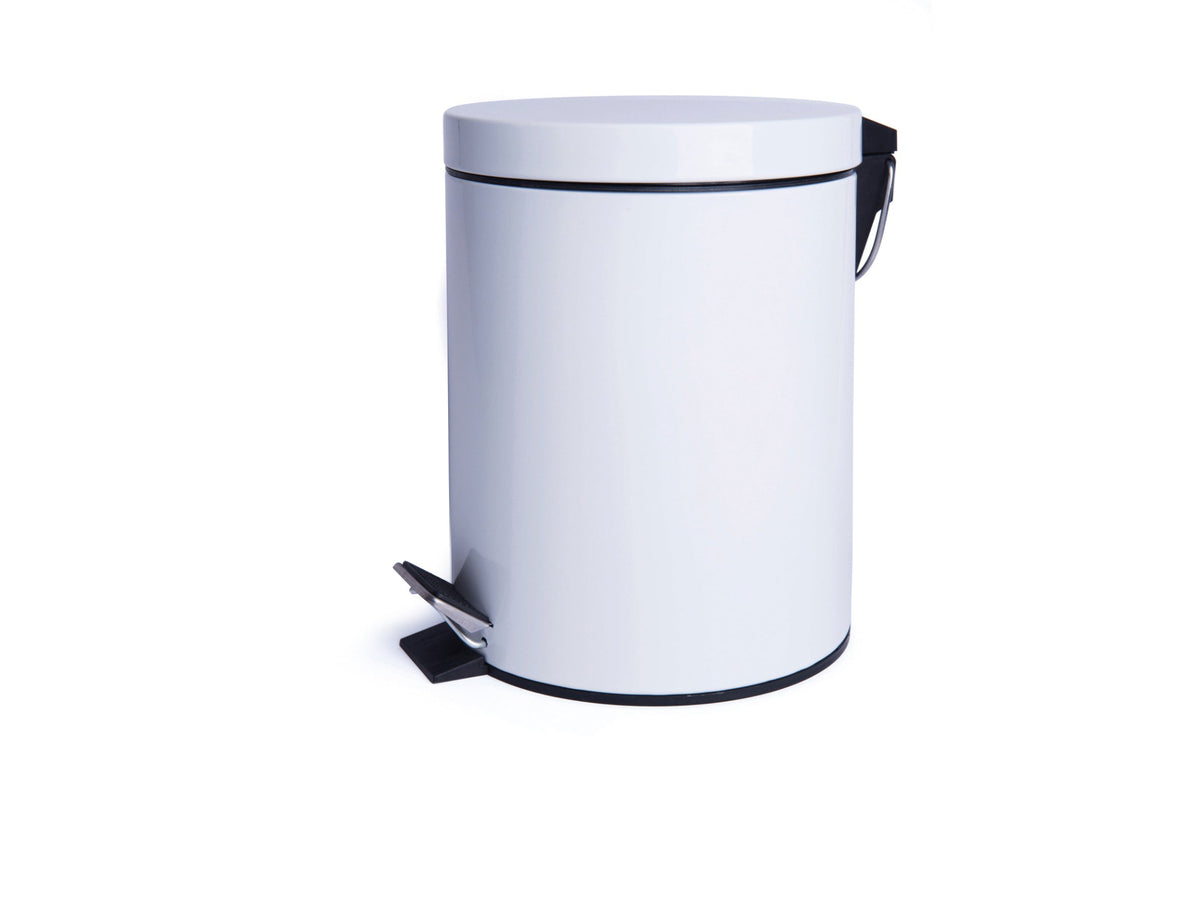 Cleany Dustbin with Pedal Opening & Removable Plastic Bucket - 5L