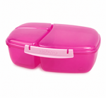2L Triple Split Lunch Box with Yogurt Pot