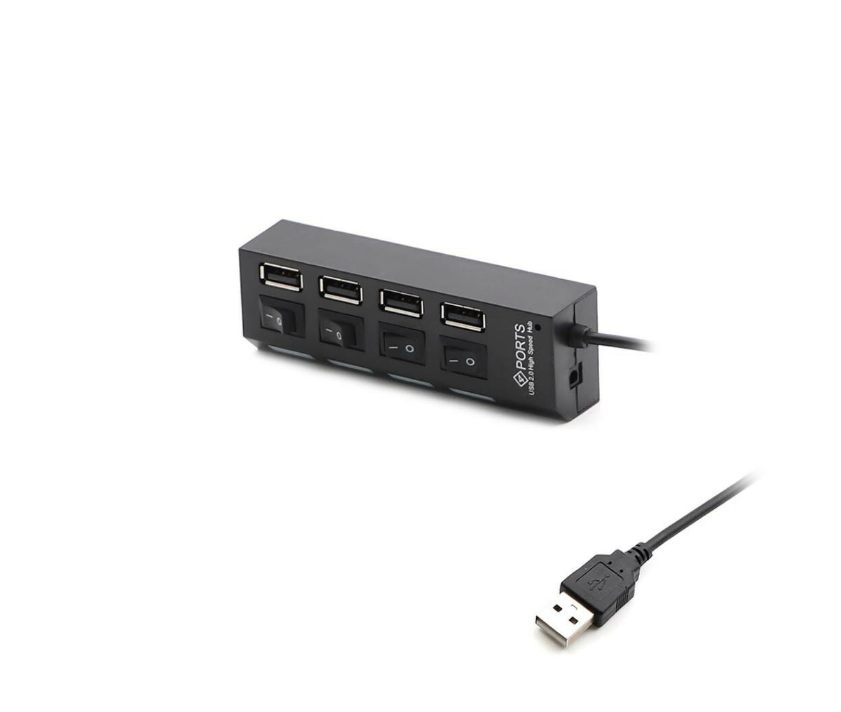 Computer Accessories | Hub USB | 4-Port 2.0 & Switch