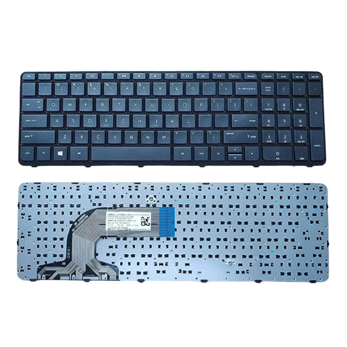 Keyboard Replacement for Pavilion (15-E 15-N) - US Layout - Black